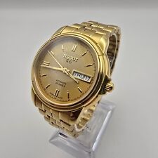 RELÓGIO MASCULINO AUTOMÁTICO VINTAGE SUÍÇO TISSUE SEASTAR A660/760 BANHADO A OURO COM DATA comprar usado  Enviando para Brazil