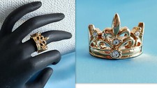 Effektvoller kronenring ring gebraucht kaufen  Deutschland