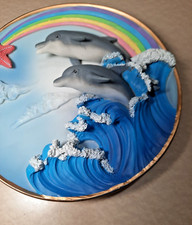 Vintage dolphin plate for sale  Evart