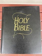 GIANT Holy Bible KJV Southwestern HC Red Letter Illustrated 1966 Family Bible! comprar usado  Enviando para Brazil