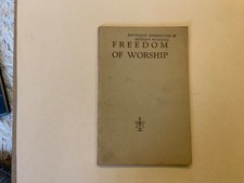 Freedom worship 1943 for sale  HAILSHAM