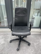 Bürostühl leder schwarz gebraucht kaufen  Dachau