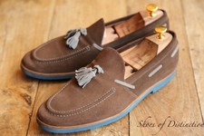 Mocassim masculino Fratelli Rossetti uma borla marrom camurça Reino Unido 8 EUA 9 UE 42 comprar usado  Enviando para Brazil