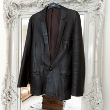 mens leather blazer for sale  ST. HELENS