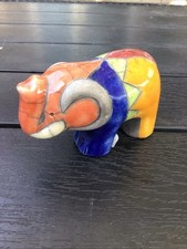 Raku elephant handmade for sale  BUNGAY