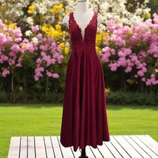 Elegant burgundy lace for sale  North Port