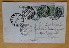 1922 cartolina postale usato  Bagnacavallo