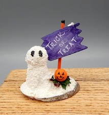 Antiga prateleira fantasma Halloween Sitter J. Miller casa de bonecas artesanal miniatura original 1:12 comprar usado  Enviando para Brazil
