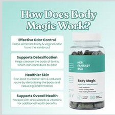 Usado, Her Fantasy Box Body Magic cápsulas de clorofila 30 cápsulas para digestão detox comprar usado  Enviando para Brazil