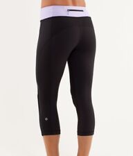 Legging Lululemon Run Sun Sprinter tamanho 4 Run preta lilás Luxtreme cropped, usado comprar usado  Enviando para Brazil
