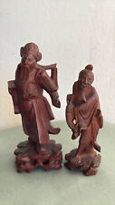 Coppia antiche statuette usato  Italia