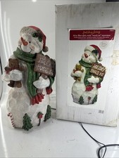 Fiber optic snowman for sale  Ponca City