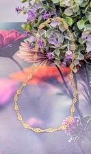 Collier maille filigrane d'occasion  Les Mureaux