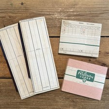 Vintage scoring cards for sale  CRANLEIGH