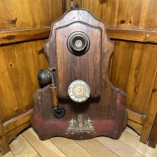 Antique wooden telephone for sale  BILLERICAY