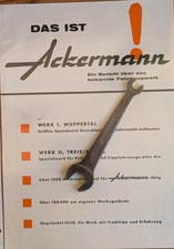 Prospekt fahrzeugwerke ackerma gebraucht kaufen Prospekt fahrzeugwerke ackerma gebraucht kaufen  Büdelsdorf