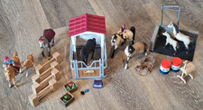 Schleich pferdebox waschplatz gebraucht kaufen  Elsoff, Rehe, Oberroßbach