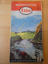 Esso landkarte bildkarte gebraucht kaufen  Wiesloch