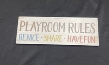 Playroom rules decor for sale  Spring