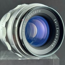 EXAKTA Carl Zeiss BIOMETAR 80mm F2.8 LENS chrome bokeh portrait 35m film camera, usado comprar usado  Enviando para Brazil