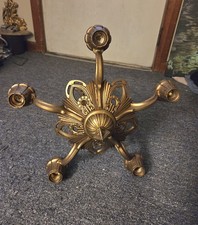 Candelabro ART DECO metal fundido luz de teto FIXTURE década de 1930   comprar usado Candelabro ART DECO metal fundido luz de teto FIXTURE década de 1930   comprar usado  Enviando para Brazil