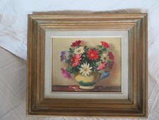 Tableau peinture bouquet d'occasion  Ussac