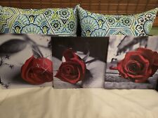 Rose canvas art for sale  Edinboro