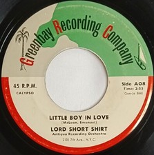 CALYPSO 45 HEAR Lord Short Shirt LITTLE BOY IN LOVE 1960s Greenbay Recording Co. comprar usado  Enviando para Brazil