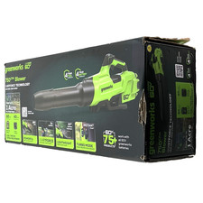 Kit soprador de folhas portátil sem fio GREENWORKS 60V 750CFM 180MPH 2429802 comprar usado  Enviando para Brazil