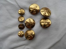 Boutons militaires officier d'occasion  Barbezieux-Saint-Hilaire