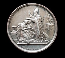 Médaille mariage argent d'occasion  Fagnières