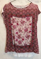 Shirt rose blanc d'occasion  Bourg-de-Thizy