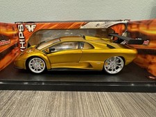 Team Baurtwell Lamborghini Diablo GTR Gold 1:18 Hot Wheels Whips DieCast na caixa, usado comprar usado  Enviando para Brazil