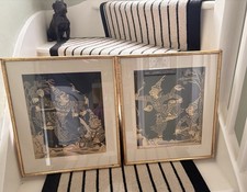 Pair vintage silk for sale  TUNBRIDGE WELLS