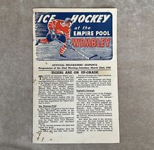 Vintage ice hockey for sale  REDHILL