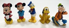 5 brinquedos de banho de borracha para bebês personagens da Disney 6” Mickey Minnie Pluto Donald & Pateta comprar usado  Enviando para Brazil