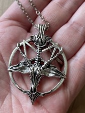 Silver baphomet satanic for sale  STOCKPORT