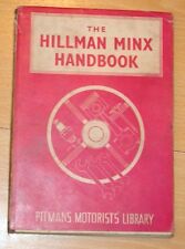 Hillman minx handbook for sale  PETERHEAD