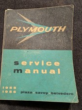 Plymouth service manual. for sale  Spokane