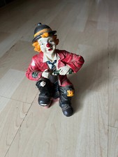 Clown sitzend polyresin gebraucht kaufen  Naila
