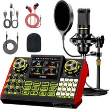 Pacote de podcast G9, condensador BM-800 com trocador de voz, pacote de estúdio de gravação comprar usado  Enviando para Brazil