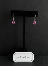 Pink sapphire earrings for sale  Santa Clara