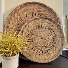 Vtg woven wicker for sale  La Plata