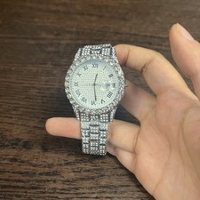 Silver tone iced for sale  Fairfax