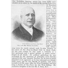 George lane fox for sale  GLASGOW