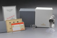 ◆Novo Relógio Feminino Batt Paper Embalado◆ Vintage OMEGA Seamaster 200m Preto Qz 28mm comprar usado  Enviando para Brazil