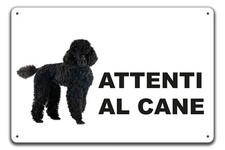 Cartello attenti cane usato  Patti