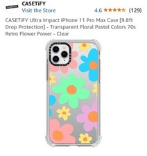 Capa CASETiFY Ultra Impact iPhone 11 Pro Max [proteção contra queda de 9,8 pés] Transparente comprar usado  Enviando para Brazil