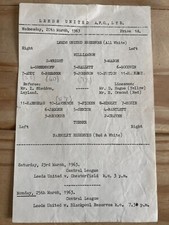 Leeds united reserves for sale  LICHFIELD
