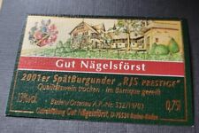 Weinetikett spätburgunder rjs gebraucht kaufen  Eckelsheim, Gau-Bickelheim, Wonsheim